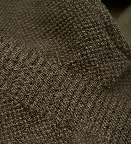 Minymo Balaclava - Wool/Cotton - 2-layer - Canteen