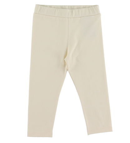 Moncler Sweatshirt/Leggings - Open White/Beige w. Leopard Print