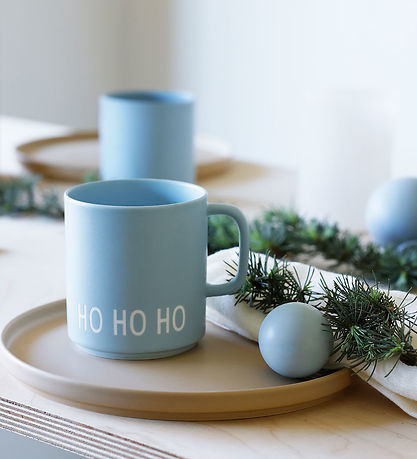 Design Letters Mug - Favourite - Ho Ho Ho - Light Blue