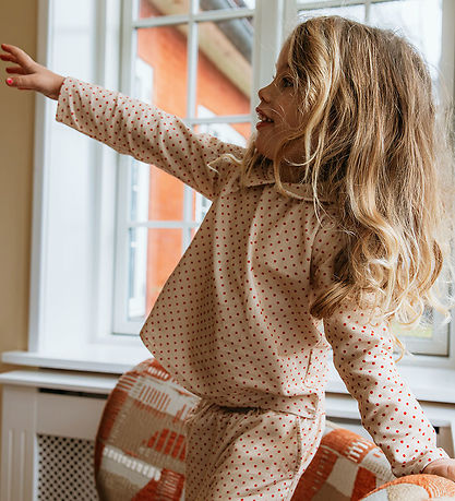 Lalaby Bluse - Oya - Rot Dot