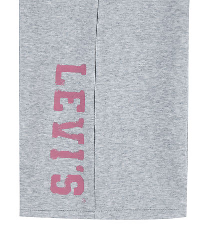 Levis Joggingbroek - Wijde pijpen - Grijs Gevlekt m. Rood