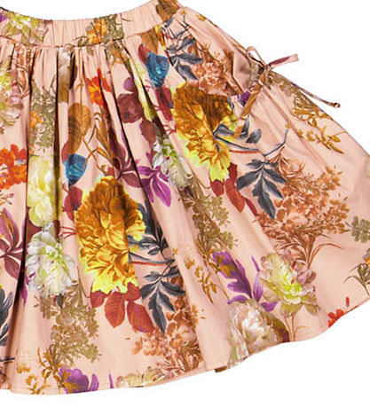Christina Rohde Skirt - Dusty Rose w. Flowers