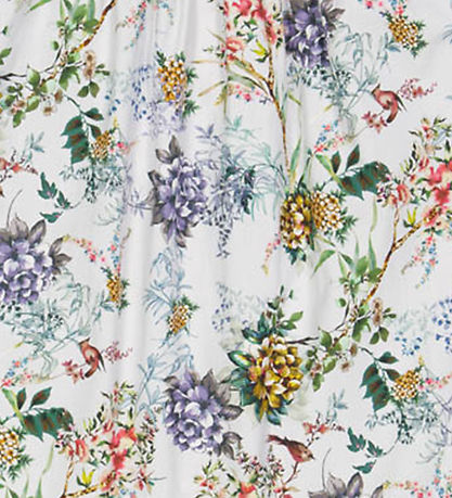 Christina Rohde Kleid - Blaugrau m. Blumen