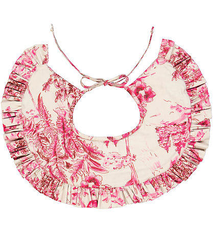 Christina Rohde Collar - Beige w. Pink Print
