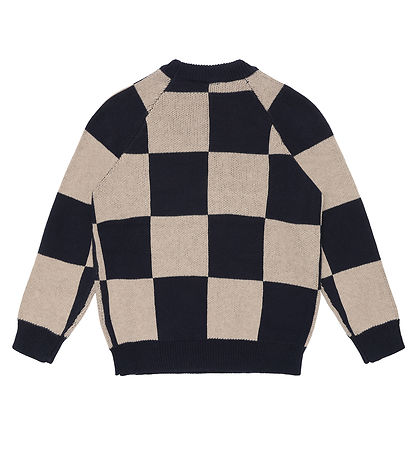The New Blússa - Prjónað - TNLorry Jacquard - Dökkblátt Blazer A