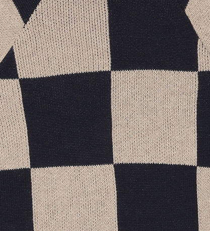 The New Blússa - Prjónað - TNLorry Jacquard - Dökkblátt Blazer A