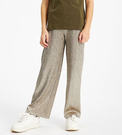 The New Trousers - Rib - TNLeah - Wide - Gold