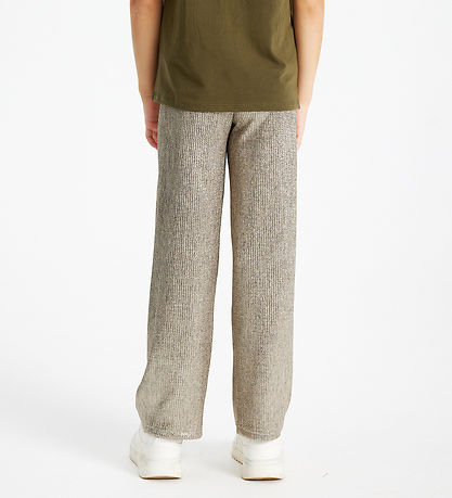 The New Trousers - Rib - TNLeah - Wide - Gold
