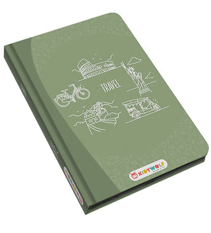 Kidywolf LCD teikniborð M. 30 myndefni - Kidydraw-Mini - Travel