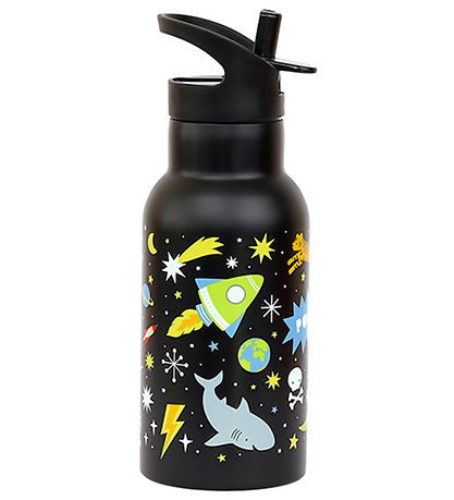A Little Lovely Company Water Bottle - 350 mL - Stainless Steel 