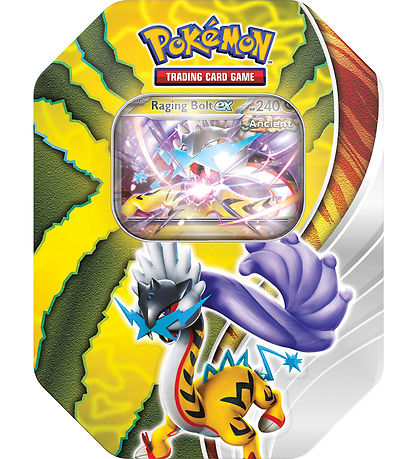 Pokémon Trading Card - Paradox Destinies Tin - Raging Bolt ex
