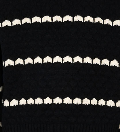 Indian Blue Jeans Blouse - Knitted - Black