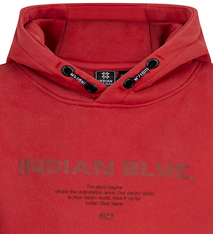 Indian Blue Jeans Kapuzenpullover - Ibjns - Verblasstes Rot