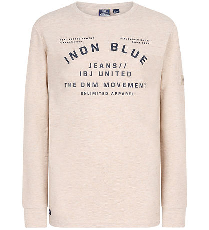 Indian Blue Jeans Blouse - Pique Indian - Sand Melange
