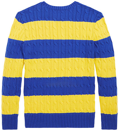 Polo Ralph Lauren Tröja - Stickad - Blå/Gul