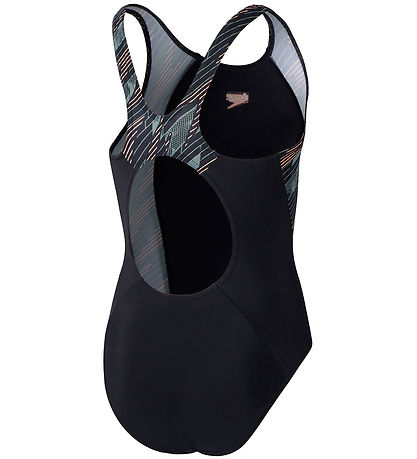 Speedo Sundföt - Hyperboom SPlice Muscleback - Black/Green