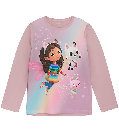 Minymo Blouse - Dawn Pink w. Gabby's Dollhouse