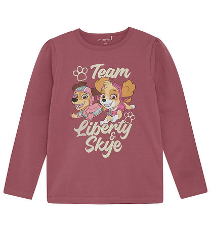 Minymo Blouse - Deco Rose w. Paw Patrol