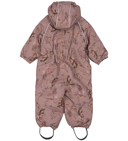 Mikk-Line Snowsuit - Up Floral - Twilight Mauve