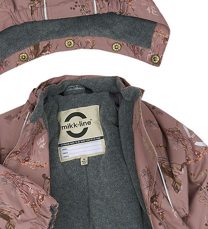 Mikk-Line Snowsuit - Up Floral - Twilight Mauve