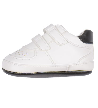 Calvin Klein Shoes Low Cut Velcro White Black KW ES