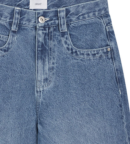 Grunt Jeans - GRVorgar Baggy - Blár