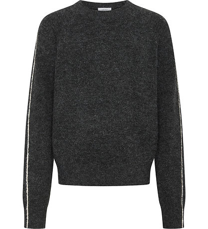 Grunt Blússa - Prjónað - GRAirdrie - Dark Grey