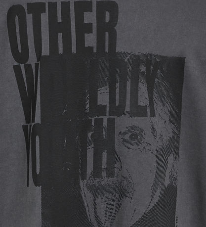 Grunt T-shirt - GRGret - M desert gray w. Print