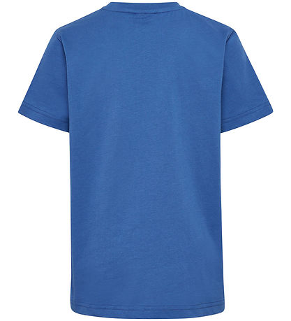Hummel Stuttermabolur - HmlPrint - Bright Cobalt