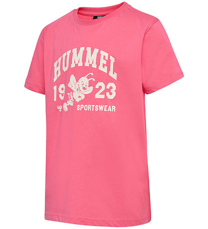 Hummel Stuttermabolur - HmlPrint - Bubblegum