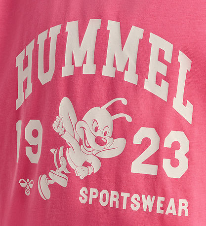 Hummel Stuttermabolur - HmlPrint - Bubblegum