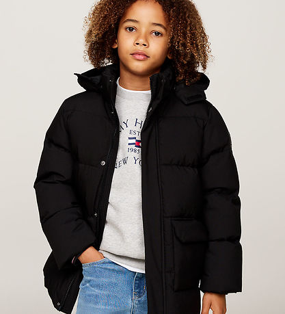 Tommy hilfiger padded coats cheap