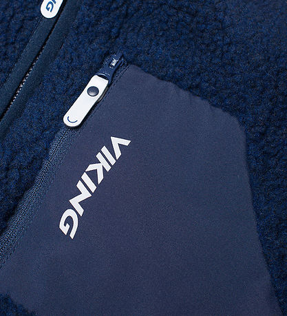 Viking Fleece Jacket - Playtime Arrows - Teddy - Navy