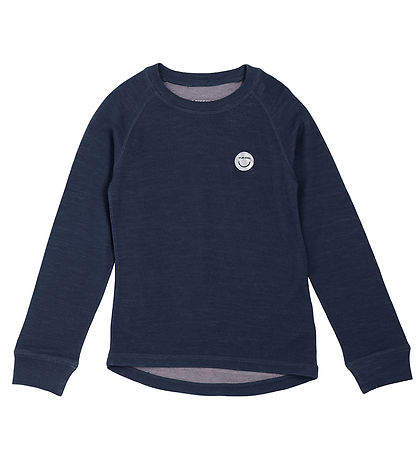 Viking Blouse - Wool/Bamboo - Base Layer - Navy