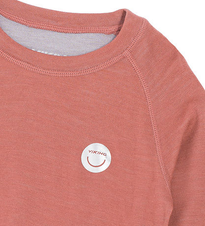 Viking Blouse - Wool/Bamboo - Base Layer - Pink