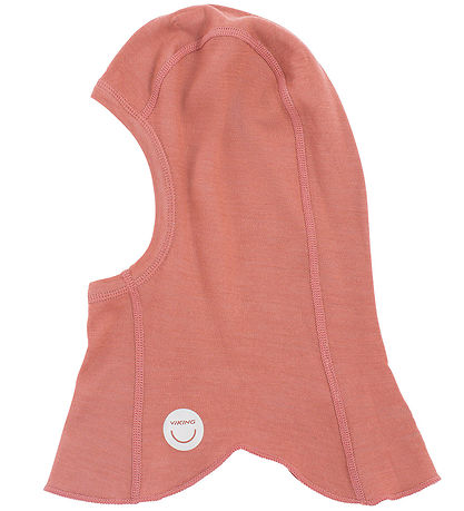 Viking Balaclava - Wool/Bamboo - Single Layer - Pink