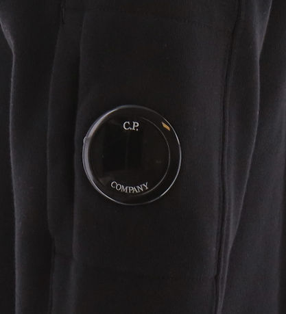 C.P. Company Sweatshirt - Schwarz m. Weiß