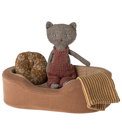 Maileg Docktillbehör - Mysig korg - 20x29 cm - Brun