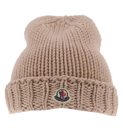 Moncler Beanie - Wool - Beige