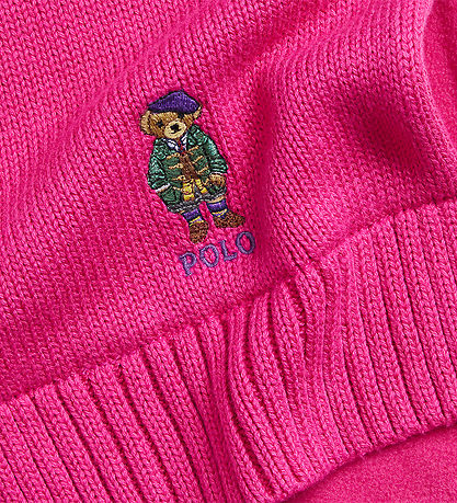 Polo Ralph Lauren Trefil M. Flís - Prjónað - Bleikt