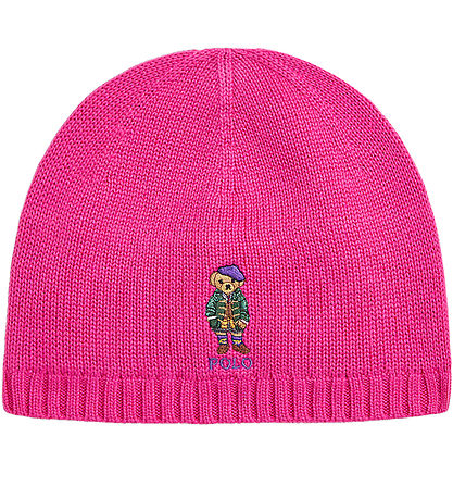 Polo Ralph Lauren Beanie w. Fleece Knitted Pink KW NO