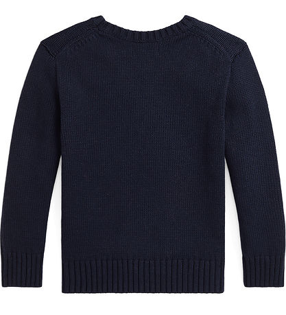 Polo Ralph Lauren Blouse - Knitted - Navy w. Soft Toy