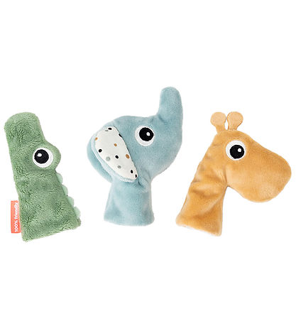 Done by Deer Finger puppets - 3-Pack - 9 cm - Colour Mix