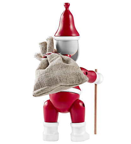 Kay Boysen Holzfigur - Weihnachtsmann - 20 cm - Rot/Weiß