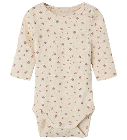 Name It Bodysuit L/æ - NbfNoella - Peyote Melange