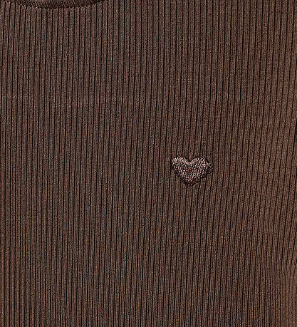 Sofie Schnoor Blouse - Rib - Chocolate Brown