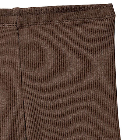 Sofie Schnoor Leggings - Rib - Chocolate Brown