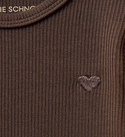 Sofie Schnoor Bodysuit L/æ - Rib - Chocolate Brown