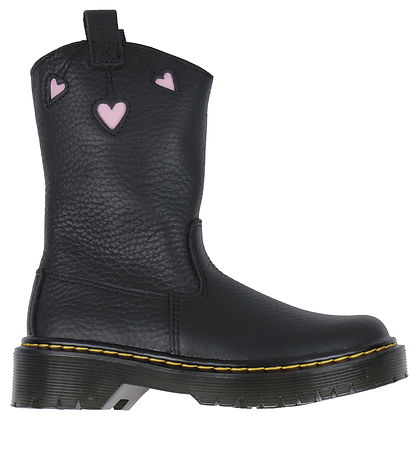 Dr. Martens Stígvél - Bex Heart P-O - Svart/Bleikt