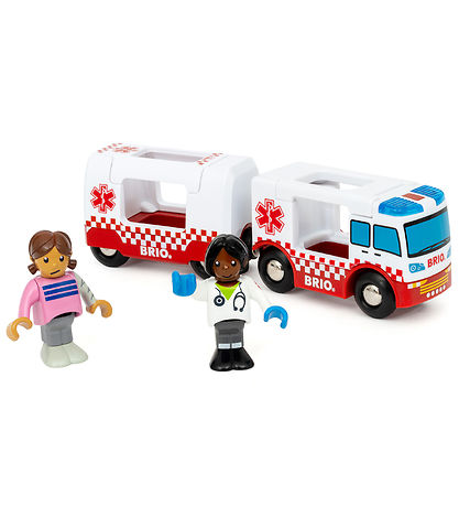 BRIO World Björgunarsjúkrabíll - 2 Partar - 36035